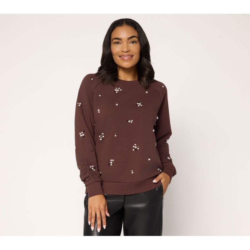 Sorbus Women's Top Sz XL Make Your Selection: Mally Roncal Brown A715195